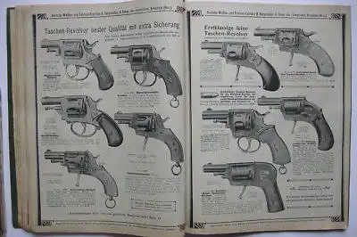 Burgsmüller Kreiensen Gewehrfabrik Katalog Gewehre Pistolen Munition 1907