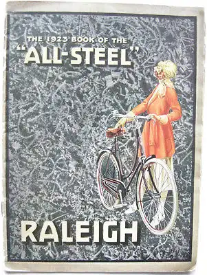 Fahrrad Raleigh All-Steel Fahrradkatalog 1923 Technik Bicycle