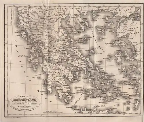 Jäck Reisen durch Griechenland 3 Bände 1828-1831 9 Kupfertafeln