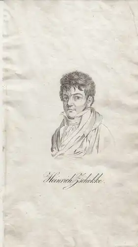 Heinrich Zschokke (1771–1848) deutscher Schriftsteller Orig Radierung 1840