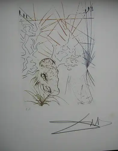 Salvador Dali Wandkalender Shakespeare Galerie Brönner 1976 Surrealismus