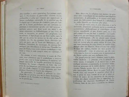 M. Haven Le Tarot L'Alphabet hebraique et les nombres Lyon 1937 Judaicum