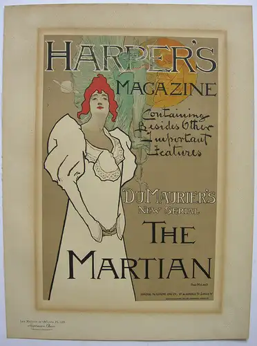 Harper's Magazine Lithografie Fred Hyland Maitres de l'affiche 1895