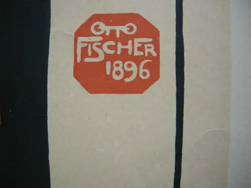 Otto Fischer Plakate W. Hoffmann Dresden Lithografie Maitres de l'affiche 1896