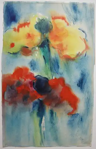 Alfrfed Kohler (1916-1984)  Blumen-Stilleben Orig Aquarell signiert 1959