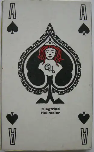 Künstlerkartenspiel Tarock Schafkopf Siegfried Heilmeier 1983 ungespielt Joker