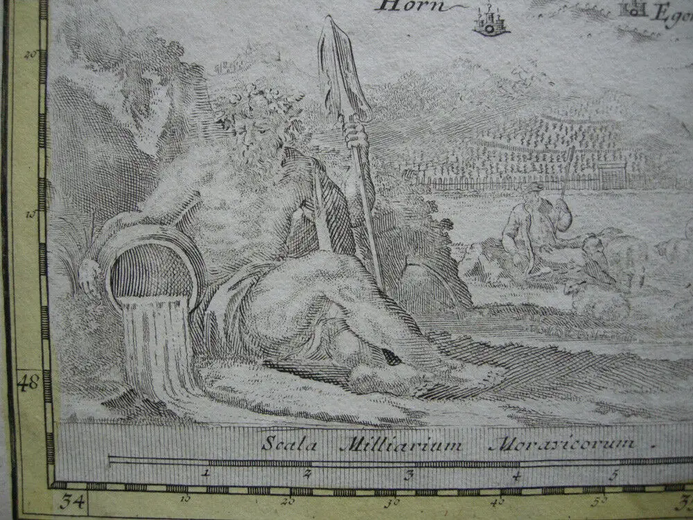 Mähren Tschechien Slowakei Morava kol Kupferstichkarte Homann 1720 2