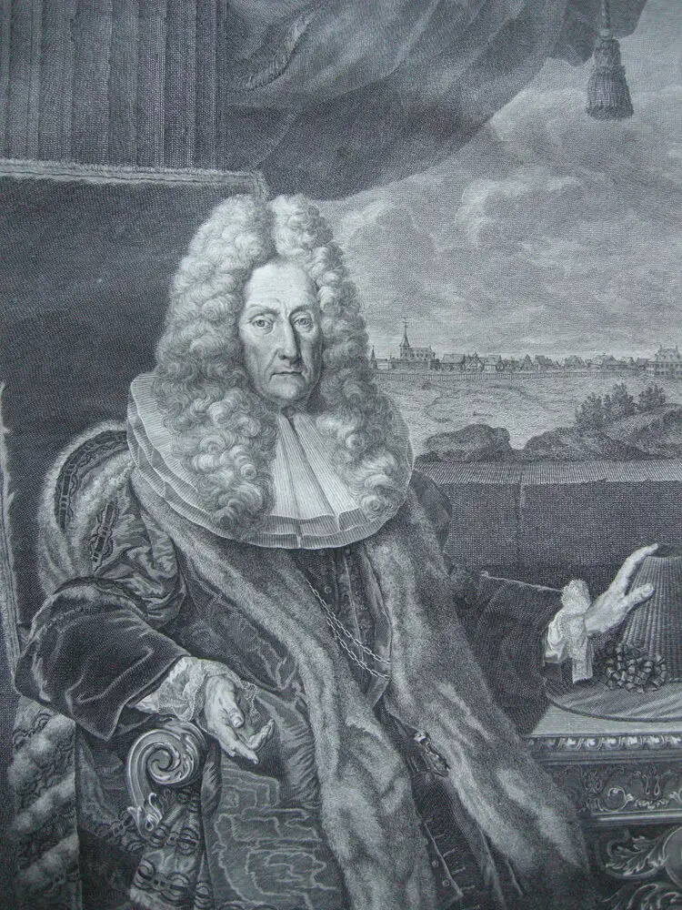 Georg Adolf Kress von Kressenstein Nürnberger Senator Orig Kupferstich 1693 1