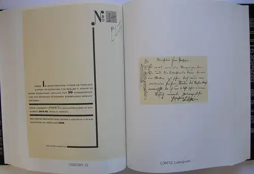 CZWIKLITZER Handschrift Maler Bildhauer Faksimile Paris 1976 Brief als Kunstwerk