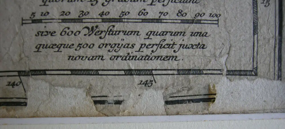 Russland Großrussland Orig Kupferstichkarte M. Seutter koloriert 1710 5