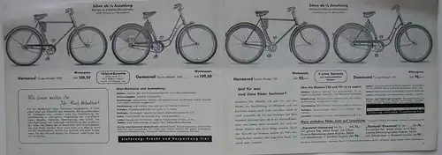 Warenkatalog Mein H. W. M. Rad Fahrräder Solingen Hans W. Müller 1955