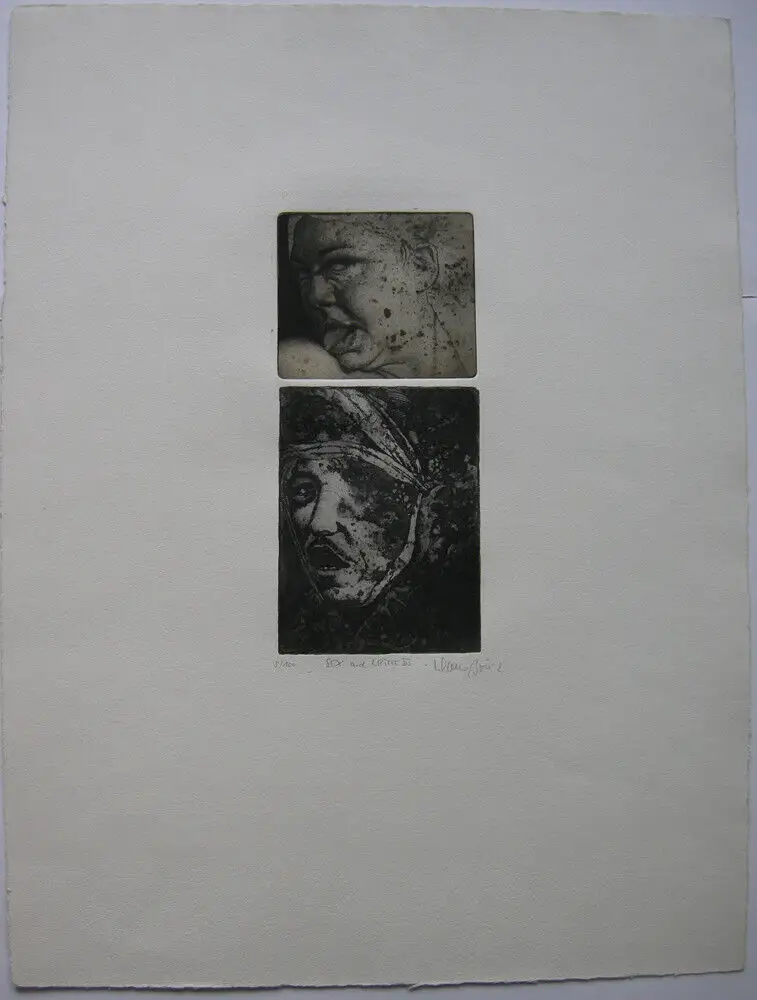Klaus Böttger (1942-1992) Sex and Crime III Orig. Radierung 1971 signiert Erotik 0