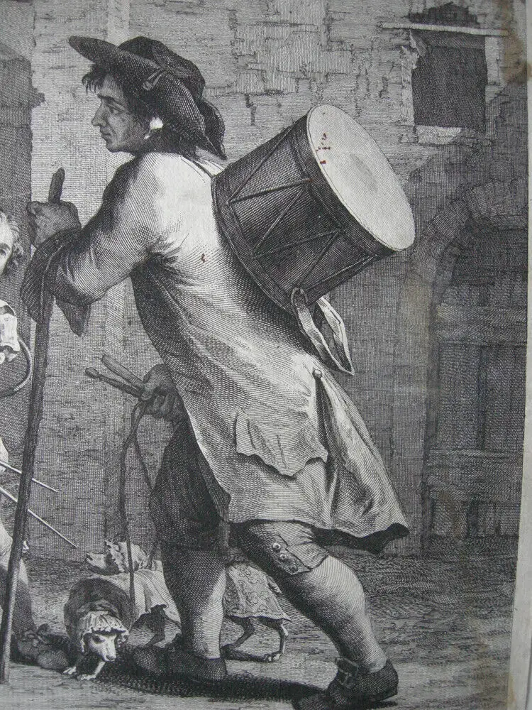 Giovanni Volpato (1733-1803) Il Giocolare Jongleur Orig Kupferstich 1765 Italia 2