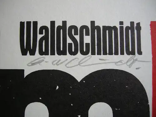 Rixdorfer Drucker Plakat Kunstverein Elmshorn Offset 4 x signiert 1989