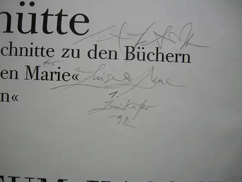 Albert Schindehütte (1939)  Plakat Grimm-Museum Offset signiert 1991 Widmung