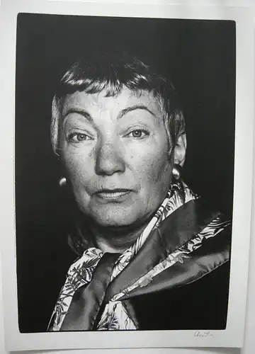 Heinz Günther Mebusch (1952-2001) Portraitfoto Ursula Schultze-Bluhm sign E. A.