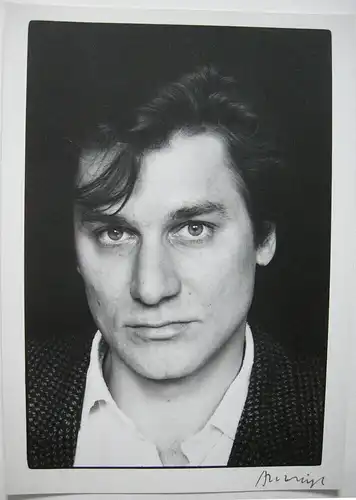 Heinz Günther Mebusch (1952-2001) Portraitfoto Siegfried Anzinger signiert E. A.