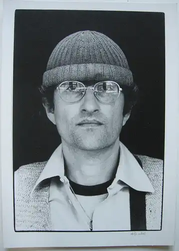 Heinz Günther Mebusch (1952-2001) Portraitfoto Jochen Gerz signiert E. A.