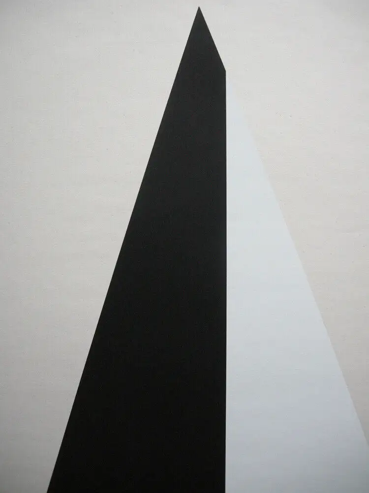 Klaus Steinmann (1939) Geometrische Kompos Orig Serigrafie 1980 signiert Probedr 3