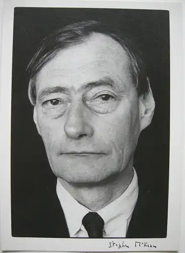 Heinz Günther Mebusch (1952-2001) Portraitfoto Stephen McKenna signiert E. A.