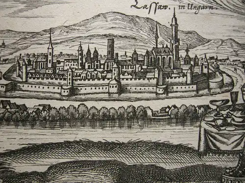 Kosice Kaschau Slowakei Slovensko Orig Kupferstich Meisner Schatzkästlein 1630