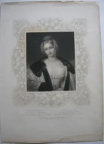 Caroline Gräfin Holnstein (1815-1859) Ludwig I. Schönheitengalerie Stahlst 1856