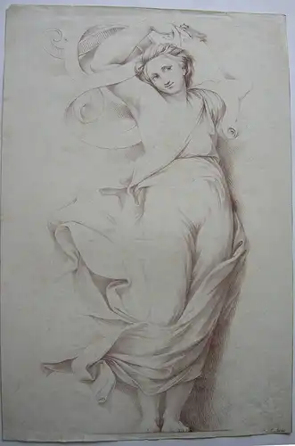 Joh. Chr. v. Mannlich (1741-1822) Karyatide Lithografie nach Raphael um 1820