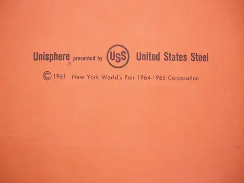 Plakat Poster New York World's Fair 1964-1965 United States Steel 1961