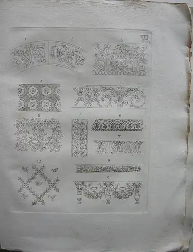 K. M. Heigelin Lehrbuch höhere Baukunst 3 Bände 66 Kupfertafeln 1828-32