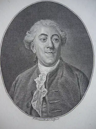 Jacques Necker (1732-1806) Bankier französischer Finanzminister Radierung 1800