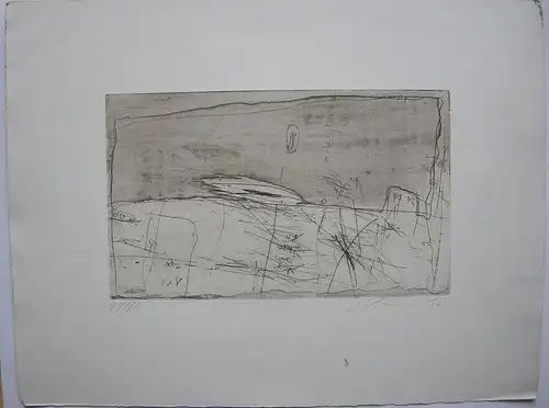 Karl Bohrmann (1928-1998) Abstrakte Komposition Orig Radierung signiert 1962