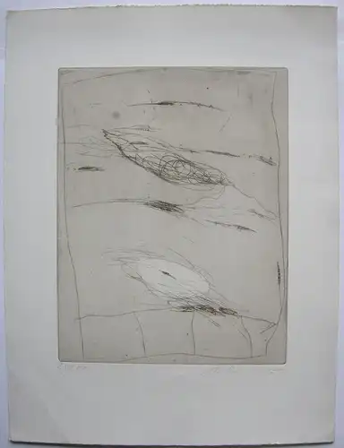 Karl Bohrmann (1928-1998) Abstrakte Komposition Orig Radierung signiert 1965