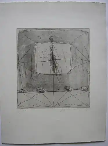 Karl Bohrmann (1928-1998) Abstrakte Komposition Orig Radierung signiert 1964