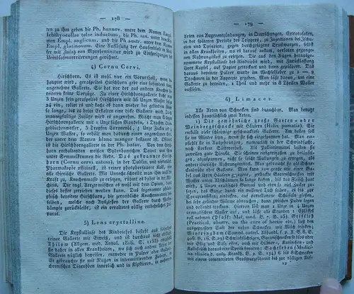 Georg August Richter Arzneimittellehre 5 Bände dekor Halbleder Wien 1832