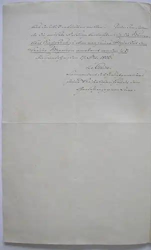Napoleonische Kriege Langensalza Einquartierung Manuskript 1806 Sachsen Kleve