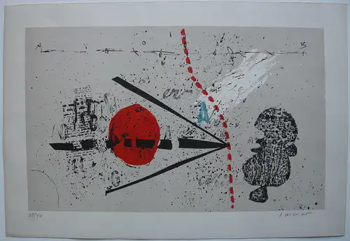 James Coignard (1925-2008) Ohne Titel Orig Lithografie signiert 38/90