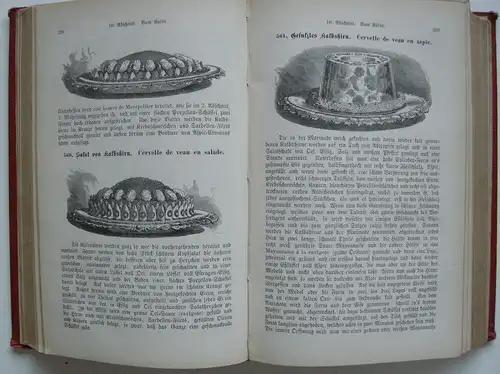 Rottenhöfer Anweisung der feinen Kochkunst München 1882 zahlr. Illustrationen