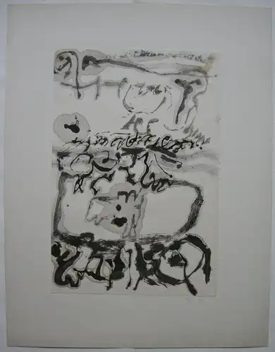 Dieter Stöver (1922-1984)  Abstrakte Komposition Orig Lithografie 1964 sign