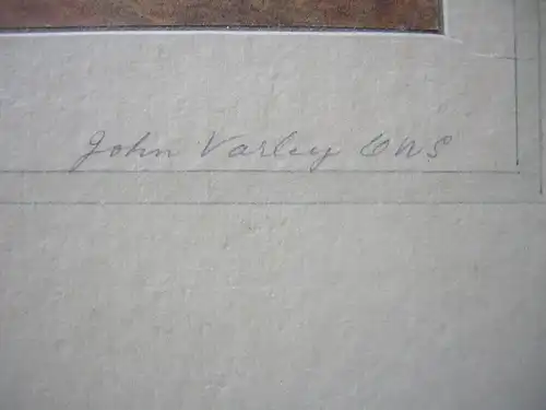 John Varley (1896-1975) Fisherman's Hut Orig Aquarell 1800 England