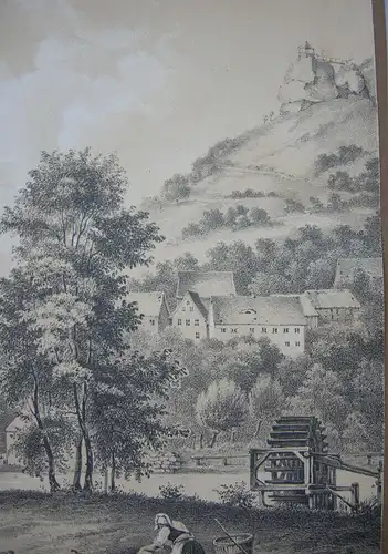 Muggendorf Wiesenttal Forchheim Oberfranken Orig Lithografie Rothbarth 1840
