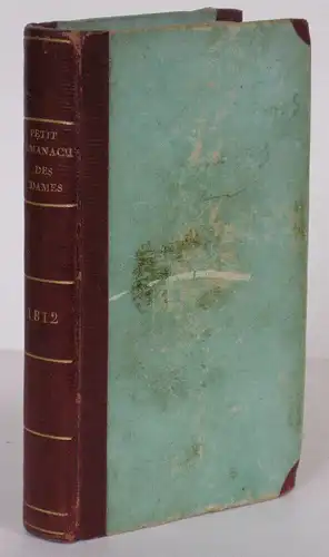 Petit Almanach des Dames Paris 1812 halbleder 6 Kupfertafeln