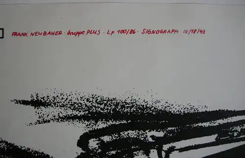 Plakat Arbeiterklasse in der Bildenden Kunst Parteitag SED 1986 Orig Lithografie