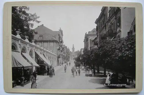 Františkovy Lázně Franzensbad Orig Fotografie Alumin Tschechien 1900 Böhmen