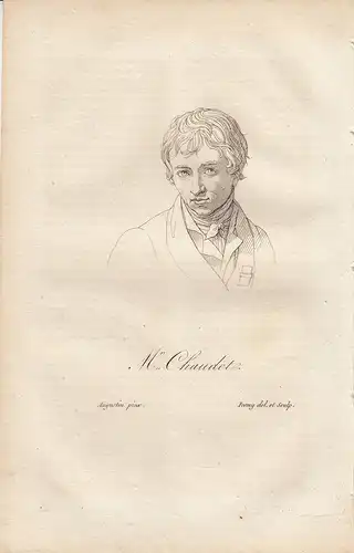 A. Chaudet (1763-1810) Franz. Maler Bildhauer Orig Radierung 1822