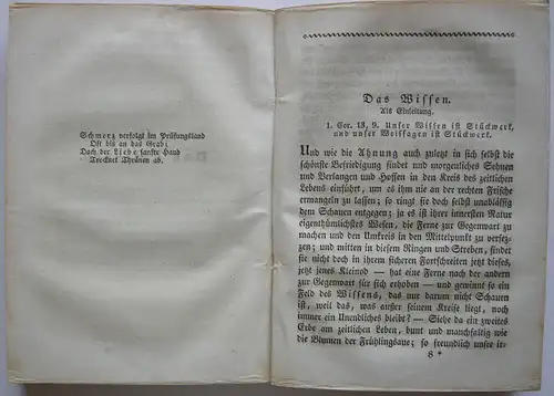 Almanach Theodulia Jahrbuch häusliche Erbauung 1833 Kupfer Musikblätter