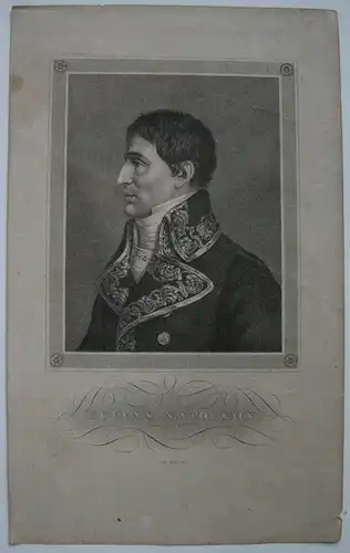 Lucien Napoleon (1775-1840) Französischer Politiker Bruder Napoleons Stahlstich