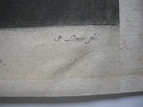 Pieter Louw (1720-1800) Mann mit Turban Orig Mezzotinta nach Rembrandt 1780
