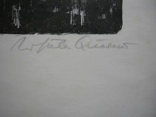 Ursuala Querner (1921-1969) zwei weibliche Akte Orig Lithografie 1960 signiert