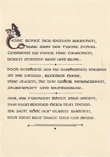 Kleine Kostbarkeiten Gedichte Manuskript Aquarelle Kalligraphie 1948 Unikat