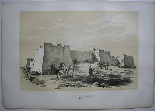 Algerien Algerie Fort l'Empereur  (1830) Lithografie Bayot 1840 Nord Afrika